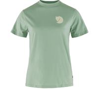 Fjällräven - Women's Fox Boxy Logo Tee - T-Shirt, Gr. M, grün/türkis (MistyGreen)