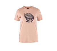 Fjällräven Damen Abisko Wool Fox SS W T-Shirt, Chalk Rose-Port, Small