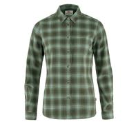 Fjällräven Damen Hemd Övik Flannel Deep Forest-Patina Green XL