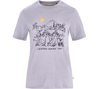 Fjällräven - Women's Hoja Lugnt Wool T-Shirt - Merinoshirt, Gr. XL, lavender mist (LavenderMist)
