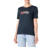 Fjällräven Damen Hoja Wool T-Shirt (Größe S, blau)