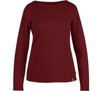 Fjällräven Damen Kiruna Strickpullover, Ox Red, S