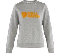 Fjällräven Damen Logo Sweatshirt, Grey/Melange, XS