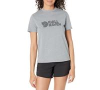 Fjällräven Damen Logo T-Shirt, Grey/Melange, S