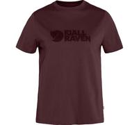 Fjällräven Damen Logo Tee W T-Shirt, Port, Small
