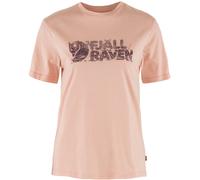 Fjällräven Damen Lush Logo T-Shirt Chalk Rose Auslaufware Größe S