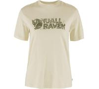 Fjällräven Damen Lush Logo T-Shirt, Chalk White, XXS