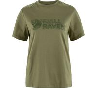 Fjällräven T-Shirt Lush Logo Damen Grün S