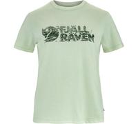Fjällräven Damen T-Shirt Lush Logo Soft Jade, L