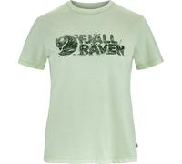 Fjällräven Damen T-Shirt Lush Logo Grün (Soft Jade) Größe M