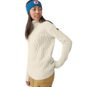 Fjällräven Damen Övik Cable Knit Roller Neck Sweatshirt, Chalk White, XXS