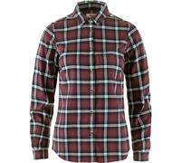 Fjällräven Langarmhemd Övik Flannel Damen M Port/Breeze Blue