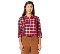 Fjällräven Damen Övik Flannel W Long Sleeved T-Shirt, Deep Red, S, 89833