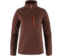Fjällräven Damen Övik Fleece Half Zip Sweatshirt, Autumn Leaf, M
