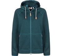 Fjällräven Damen Övik Fleece Kapuzenpullover, Blau (Glacier Green) XS