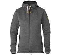 Fjällräven Damen Övik Fleece Kapuzenpullover, Grau (Dark Grey) XL