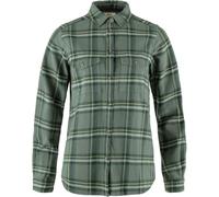 Fjällräven Damen Övik Heavy Flannel Hemd, Patina Green/Deep Patina, XXS