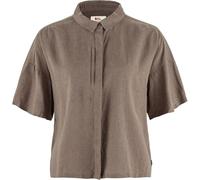 Fjällräven Damen Övik Hemp Camp SS Hemd, Suede Brown, XL