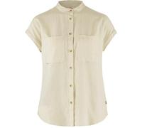 Fjällräven Damenhemd Övik Hemp SS – Chalk White – Größe XL
