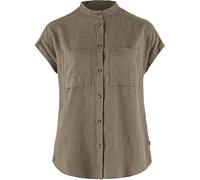 Fjällräven Damen Övik Hemp Kurzarmbluse Suede Brown, M