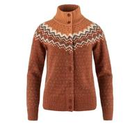 Fjällräven Damen Övik Knit Cardigan Sweatshirt, Autumn Leaf/Desert Brown, L