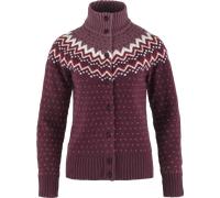 Fjällräven Övik Knit Cardigan Women dark garnet - Größe XL