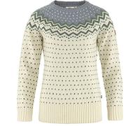 Fjällräven Övik Knit Sweatshirt Frauen Weiß Blau - XL