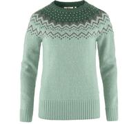 Fjällräven övik Knit Sweater W misty green-deep patina (674-679) M