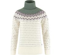 Fjall Raven - Wollpullover - Övik Knit Roller Neck W Chalk White Patina Green für Damen - Größe XS - Weiß Weiß XS