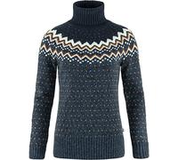 Fjall Raven - Wollpullover - Övik Knit Roller Neck W Navy-Dark Navy für Damen - Größe L - Navy blau Navy blau L