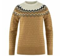 Fjällräven Damen Övik Knit Sweatshirt, Buckwheat Brown/Chalk White, S