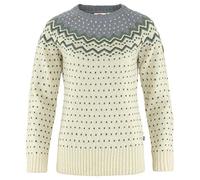 Fjällräven Damen Övik Knit Sweatshirt, Chalk White/Flint Grey, L
