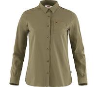 Fjällräven Damen Övik Lite LS Hemd, Green, XL