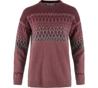 Fjällräven - Women's Övik Path Knit - Wollpullover, Gr. L, rot (MesaPurple/DarkGarnet)