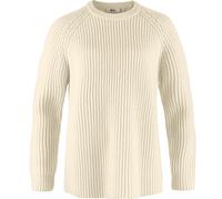 Fjällräven - Women's Övik Rib Sweater - Wollpullover, Gr. XS, beige/weiß (ChalkWhite)