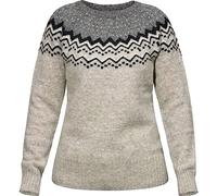 Fjällräven Övik Knit Damenpullover Weiß/Grau - S