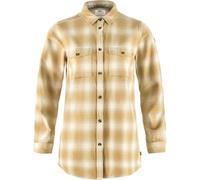 Fjällräven Damen Övik Twill Shirt Ls W T, Chalk White-Dune Beige, S