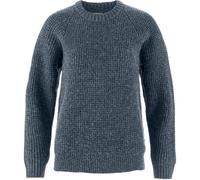Fjällräven Damen Övik Waffle Knit W Sweatshirt, Navy, XXS