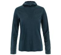 Fjällräven - Women's Abisko Wool Hoodie - Merinoshirt, Gr. XL, blau (DarkNavy)