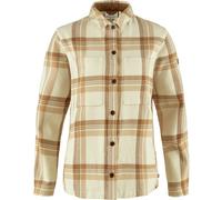 Fjällräven Singi Flannel Overshirt Women Chalk White-Dune Beige (S)
