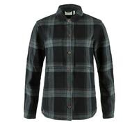 Fjällräven Damen Singi Flannel Over Bluse (Schwarz / Grau, Gr.: M)