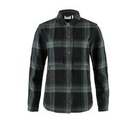 Fjällräven Damen Singi Flannel Over Bluse (Schwarz / Grau, Gr.: XS)