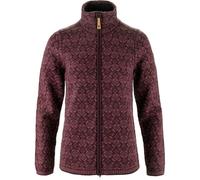 Fjällräven Damen Snow Cardigan Jacke, Port, M
