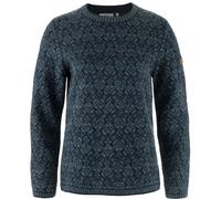 Fjall Raven - Wollpullover - Snow Round Neck Sweater W Dark Navy für Damen aus Wolle - Größe M - Navy blau Navy blau M
