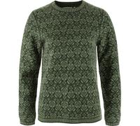 Fjällräven Damen Pullover Snow Round Neck Sweater W deep forest, Gr. XS