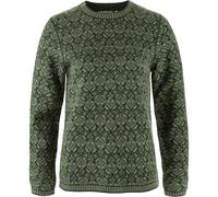 Fjällräven Damen Pullover Snow Round Neck Sweater W deep forest
