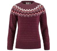 Fjall Raven - Pullover aus Wolle - Övik Knit Sweater W Dark Garnet für Damen - Größe L - Rot Rot L