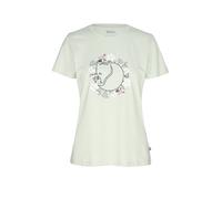FJÄLLRÄVEN Damen T-Shirt Fjällblomster Fox hellgrün | S
