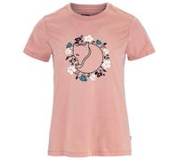 Fjällräven Damen Fjällblomster Fox T-Shirt, Chalk Rose, L