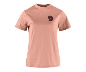 Fjällräven Damen T-Shirt Fjällräven Övik Fox Boxy Logo Tee W Dusty Rose M
